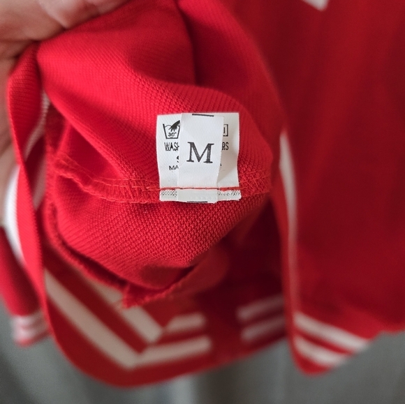 Budweiser Red Full Zip Bomber Track Jacket Mens Size M - Picture 3 of 4